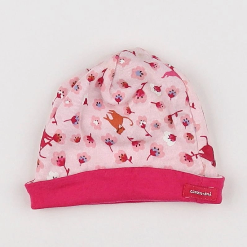 Catimini - bonnet rose - 0/3 mois